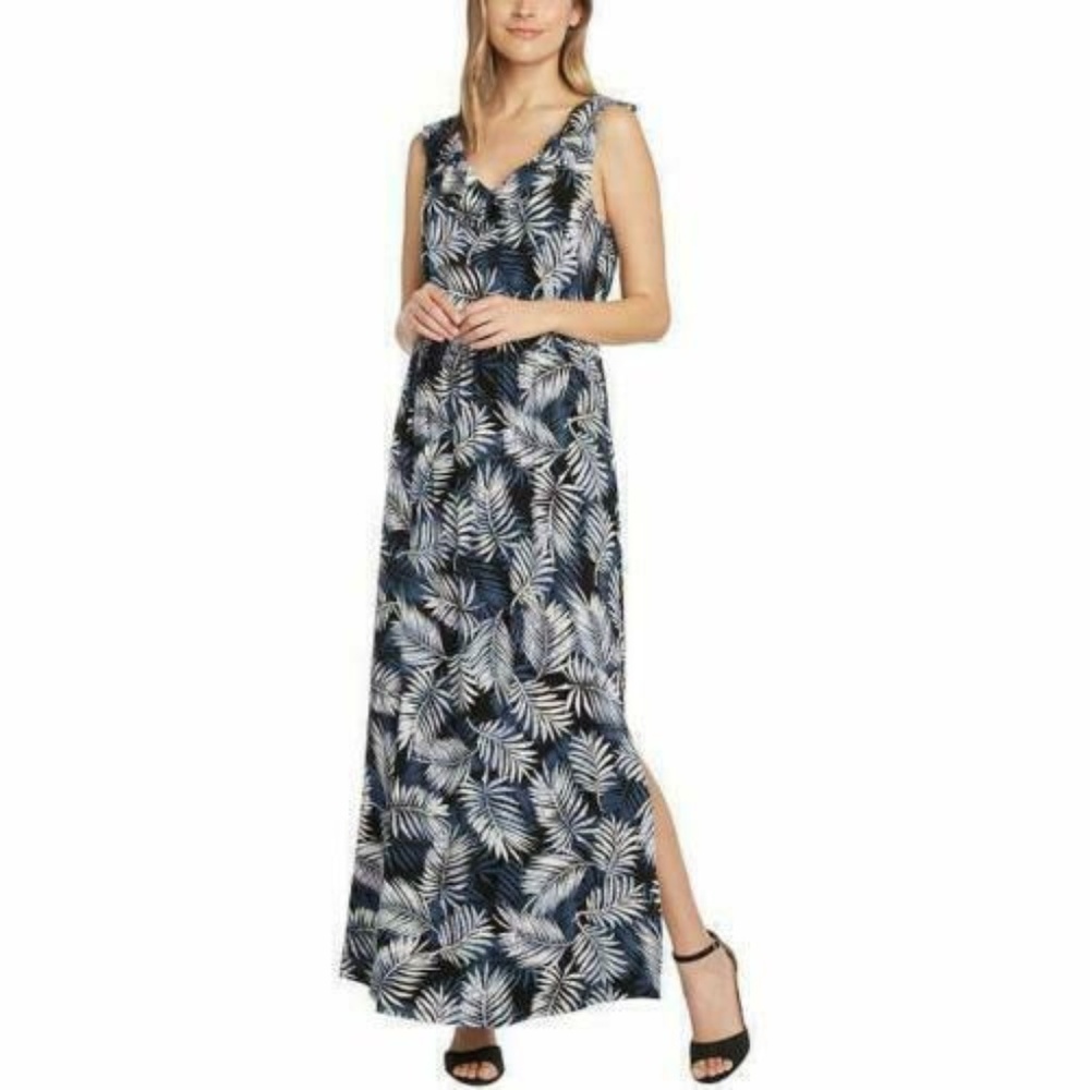 Women's Black Palm MATTY M Maxi Dress